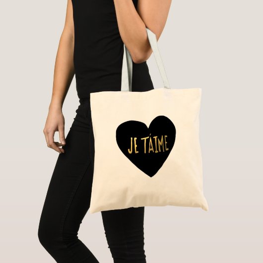 Je T'aime Tote Bag (Voorkant (product))