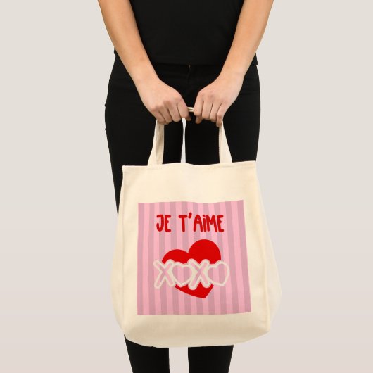 Je t'aime. tote bag (Voorkant (product))