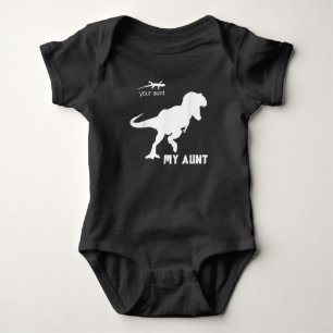 Je tante Mijn tante Hagedis Dinosaurier wereld Mat Romper