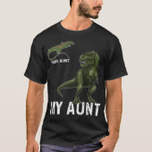 Je tante Mijn tante Lizard & Dinosaur en Re T-shir T-shirt (Voorkant)
