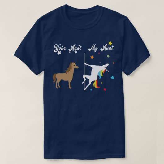 Je tante Unicorn T-shirt (Design voorkant)