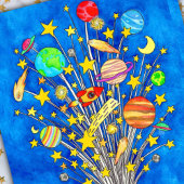 Je te décrocherai la lune briefkaart door Nicole J