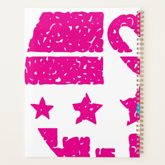 Je teken maken planner (Achterkant)