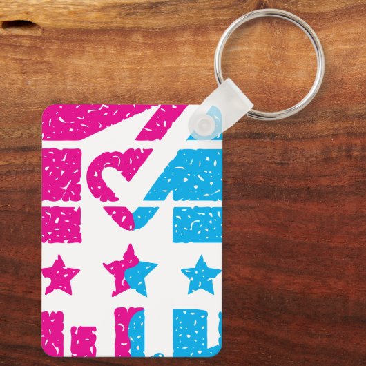 Je teken maken sleutelhanger (Achterkant)