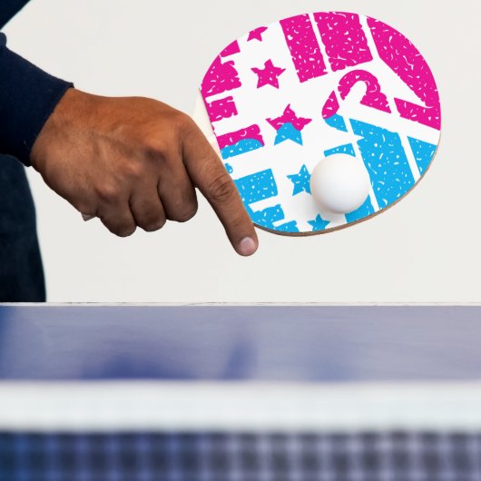 Je teken maken tafeltennisbatje (Insitu)