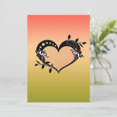 Je tekst, cadeaukaartjes, bruiloft kaart (Staand voorkant)