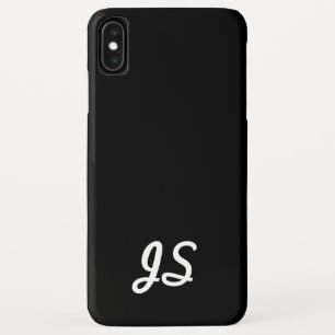 Je tekst, eenvoudig, retro-achtig schrift Zwart Case-Mate iPhone Case