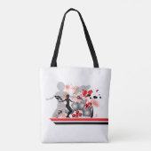 (Je tekst) Meiden zijn echt super Tote Bag (Achterkant)