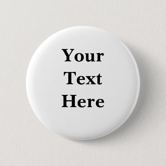Je tekst of foto ronde button 5,7 cm (Voorkant)