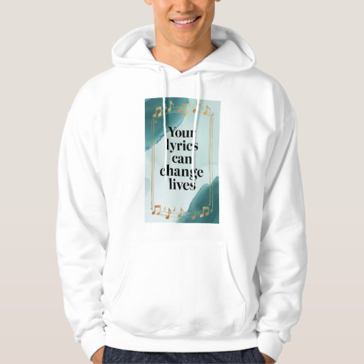 Je Teksten Kunnen Levens Veranderen 2 Hoodie (Voorkant)