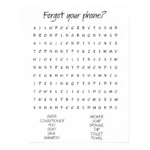 'Je telefoon vergeten' badkamerdruk