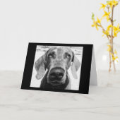 JE TERUGTREDENDE "GELUKKIGE HOND!" KAART (Gele Bloem)