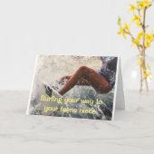 JE TIENER 13e NIECE OVERSCHRIJDEN Kaart (Gele Bloem)