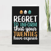 Je tienerjaren hebben 30 jaar geleden een grappige kaart (Voorkant)