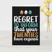 Je tienerjaren hebben 30 jaar geleden een grappige kaart (Gele Bloem)