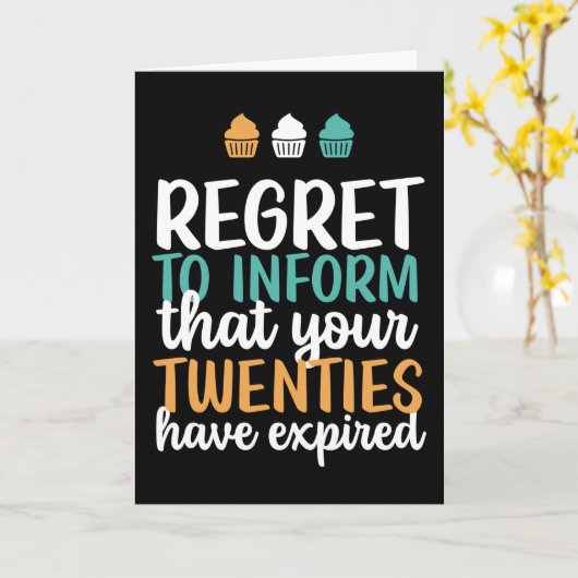 Je tienerjaren hebben 30 jaar geleden een grappige kaart (Gele Bloem)