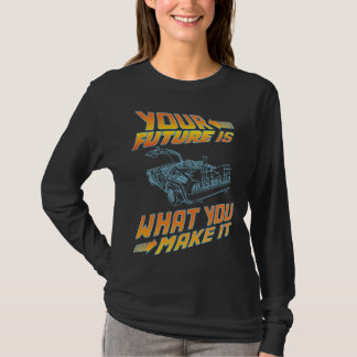 Je Toekomst Is Wat Je Ervan Maakt Retro Vintage Au T-shirt