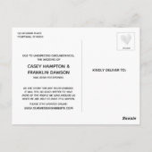 Je Top 12 Hashtags Pioen Uitgestelde Bruiloft Briefkaart (Achterkant)