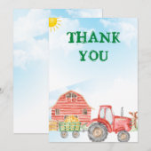 Je tractor bedankt creditcard (Voorkant / Achterkant)