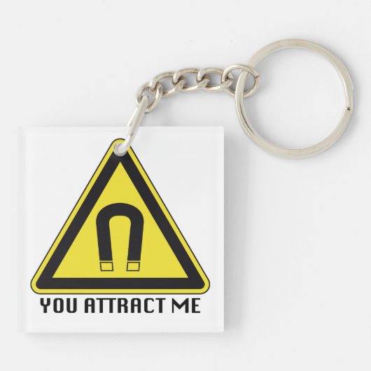 Je trekt me Sleutelhanger aan (Achterkant)