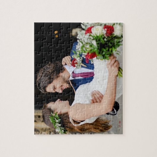 Je trouwfoto legpuzzel (Verticaal)