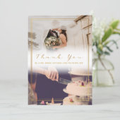 Je trouwfoto, met een flauw effect bedankt je kaar (Staand voorkant)