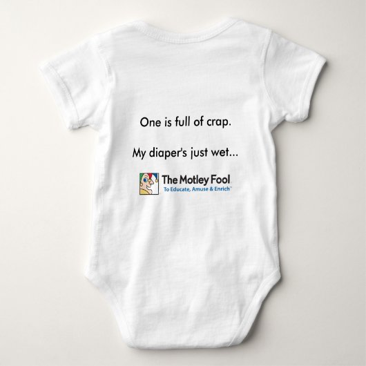 Je tussenpersoon versus mijn luier romper (Achterkant)