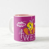 Je Tweet Tweekleurige Koffiemok (Voorkant links)