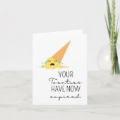 Je twintiger is verlopen Funny Birthday Kaart (Voorkant)