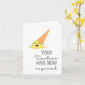 Je twintiger is verlopen Funny Birthday Kaart (Gele Bloem)