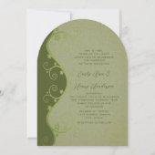 Je uitnodiging voor het huwelijk met zonnebloemen (Voorkant)