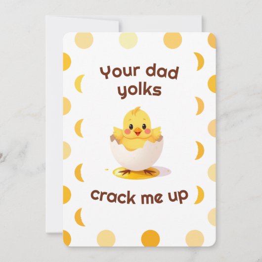 Je vader doodt me op vaderdag kaart (Voorkant)