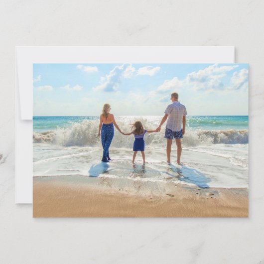 Je vader Foto Vaderdag Kaart - Beste papa ooit (Achterkant)