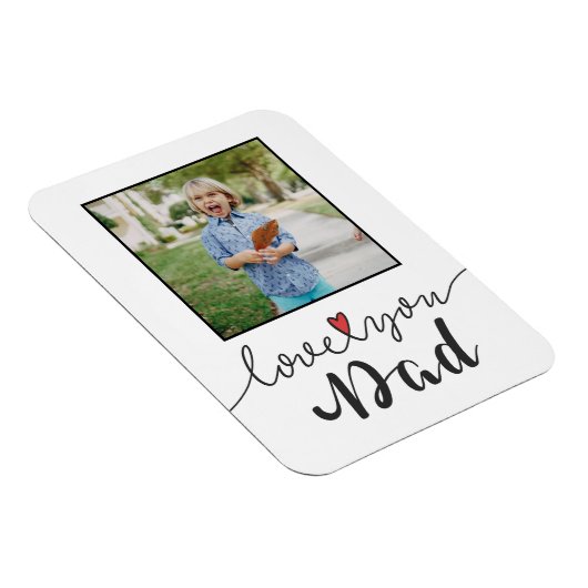 Je vader foto Vaderdag | Magneet (Rechterzijde)