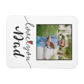 Je vader foto Vaderdag | Magneet (Horizontaal)