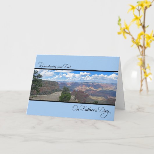 Je vader herinneren kaart (Gele Bloem)