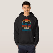 Je vader is mijn Cardio  Gezegde Sarcastic Hoodie (Voorkant volledig)