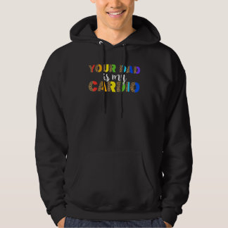 Je vader is mijn cardio luipaard  Vrouwen Meisjes  Hoodie