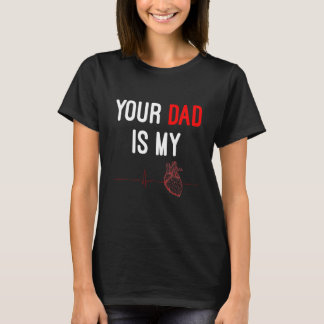 Je vader is mijn cardio Vaderdag outfit T-shirt