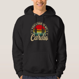 Je vader is mijn cardio vintage spreuk sarcastisch hoodie
