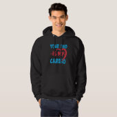 Je vader is m'n cardio vader is m'n favoriete card hoodie (Voorkant volledig)
