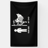 Je vader mijn vaders Dag 2022 Spandoek (Verticaal)