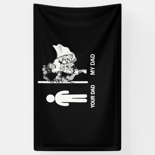 Je vader mijn vaders Dag 2022 Spandoek (Verticaal)