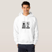 Je vader vs mijn vader Funny Ski Meme Design Hoodie (Voorkant volledig)
