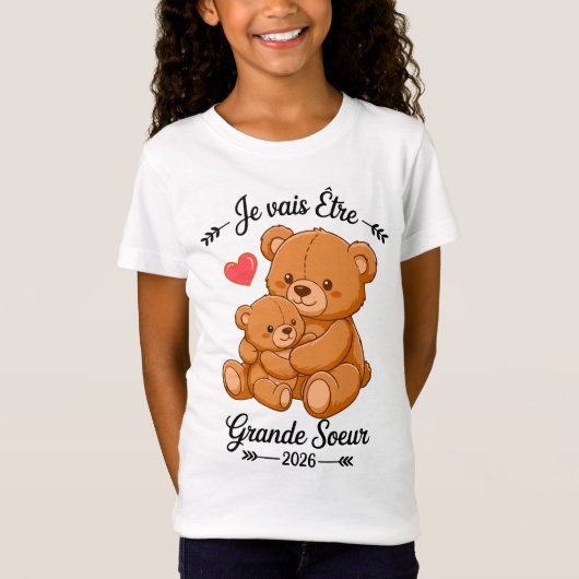 Je Vais être Grande Soeur  T-shirt (Voorkant)