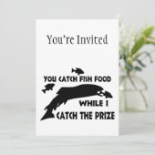 Je vangt visvoer kaart (Staand voorkant)