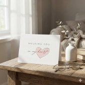 Je vasthouden in mijn hart Wenskaart Kaart