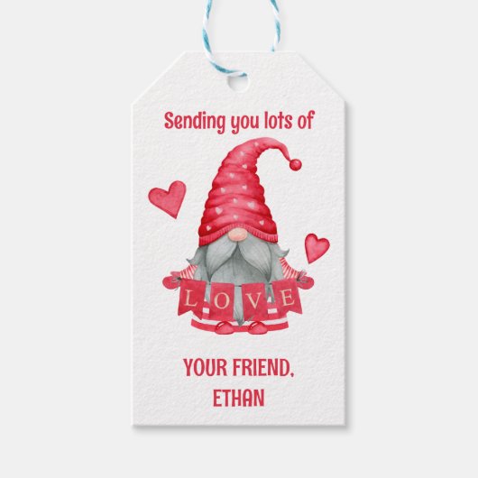 Je veel Love Classroom Valentijns sturen Cadeaulabel (Voorkant)