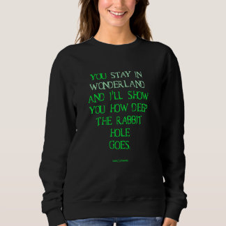 Je verblijft in Wonderland - Hoe diep het konijnen Trui