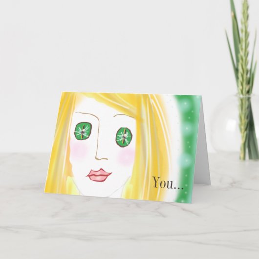 Je verblindt me kaart (Voorkant)